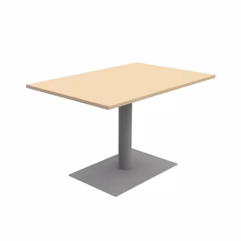 Table Aloe II - 120 x 80 cm - piétement central - plateau stratifié
