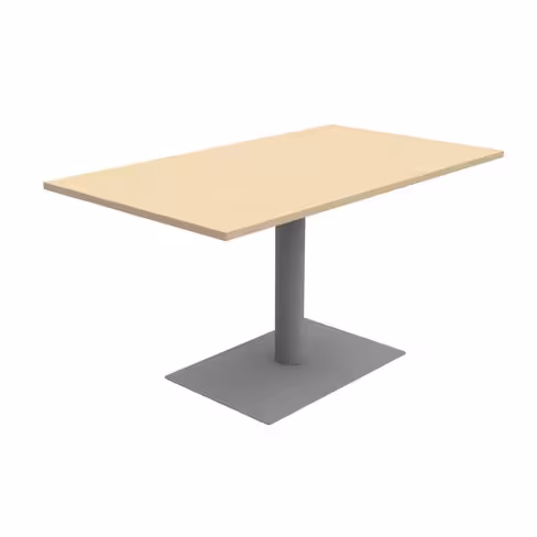 Table Aloe II - 140 x 80 cm - piétement central - plateau stratifié