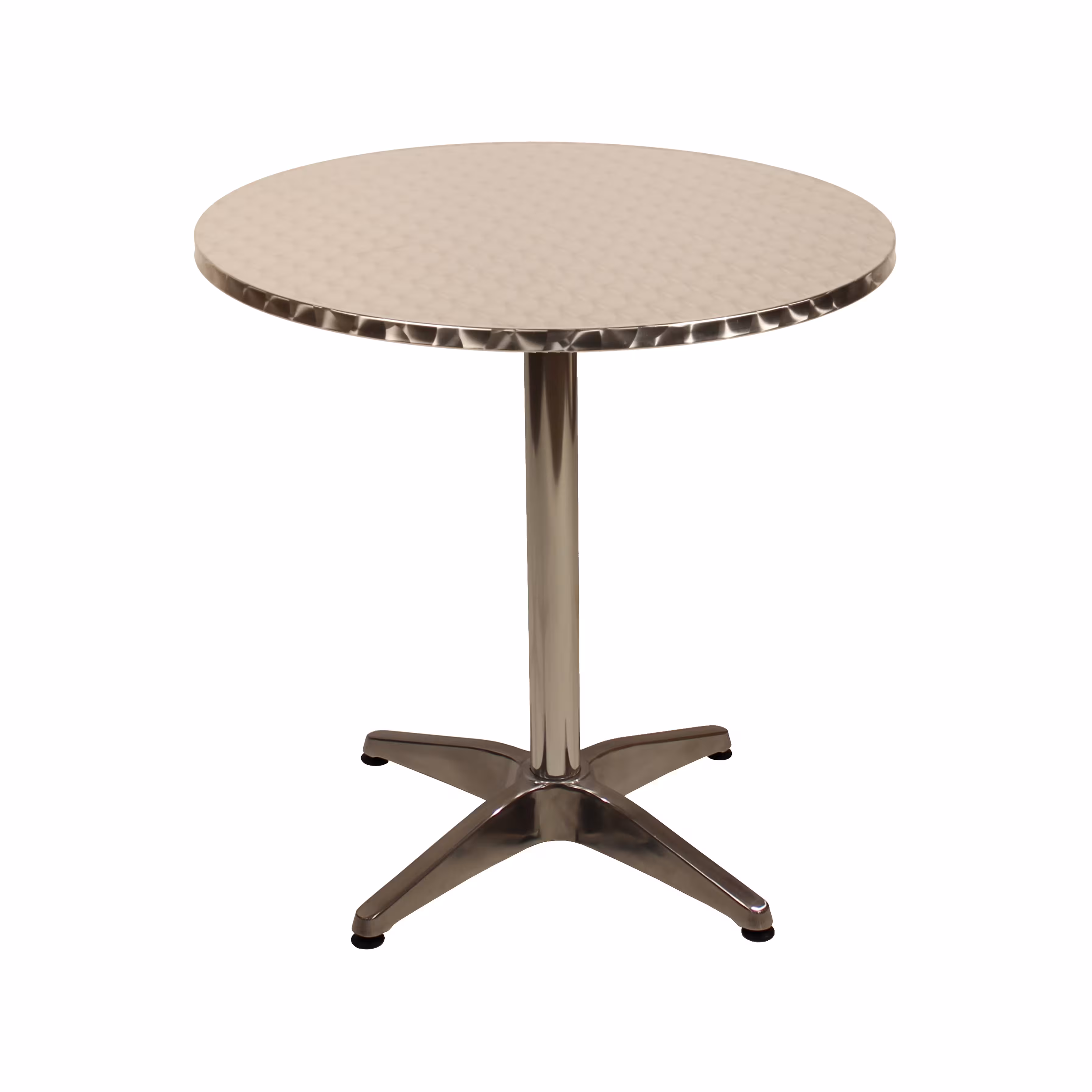 Table ronde Soléa - Ø 70 cm - piétement central - plateau inox