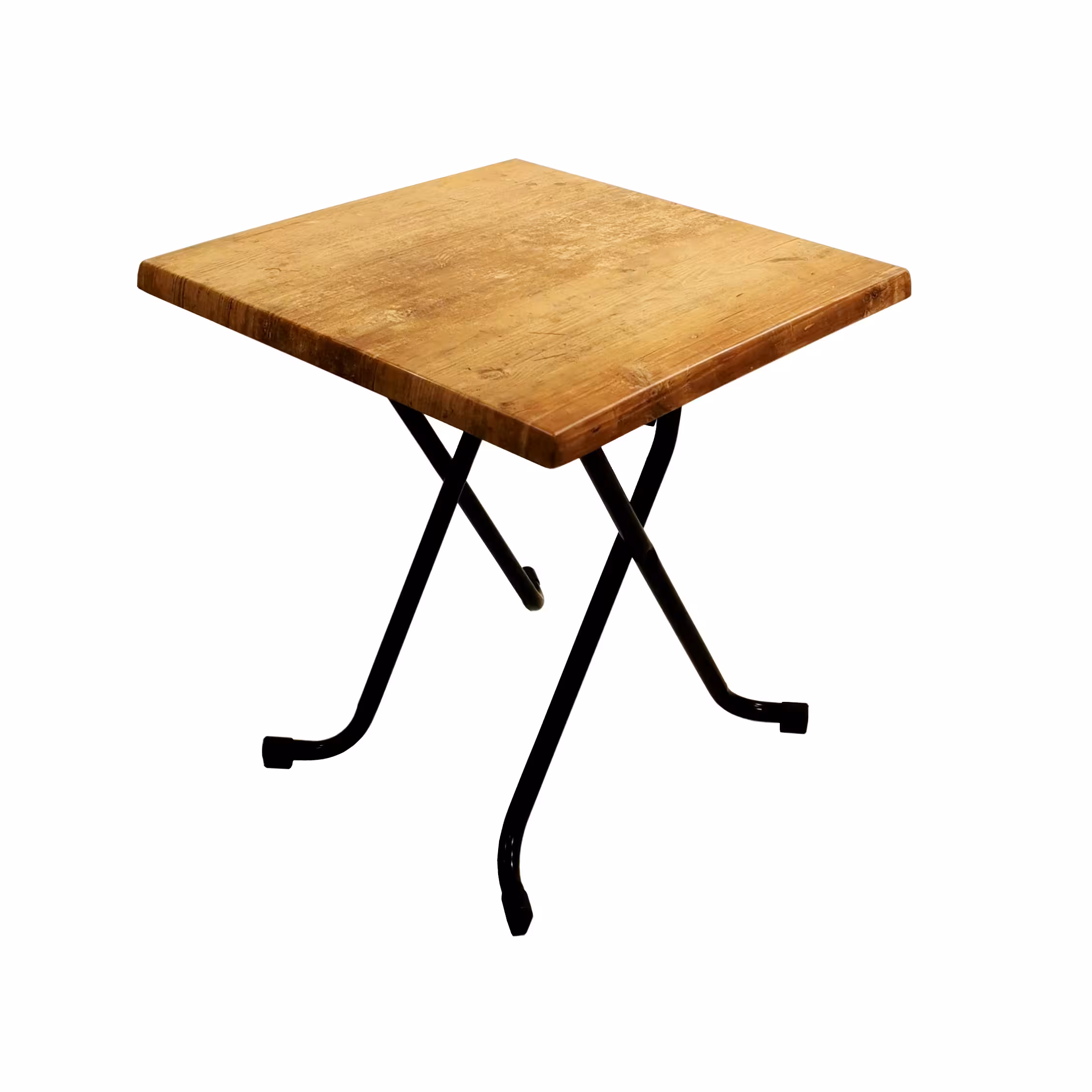 Table carrée rabattable Lorraine - 70 x 70 cm - plateau stratifié moulé