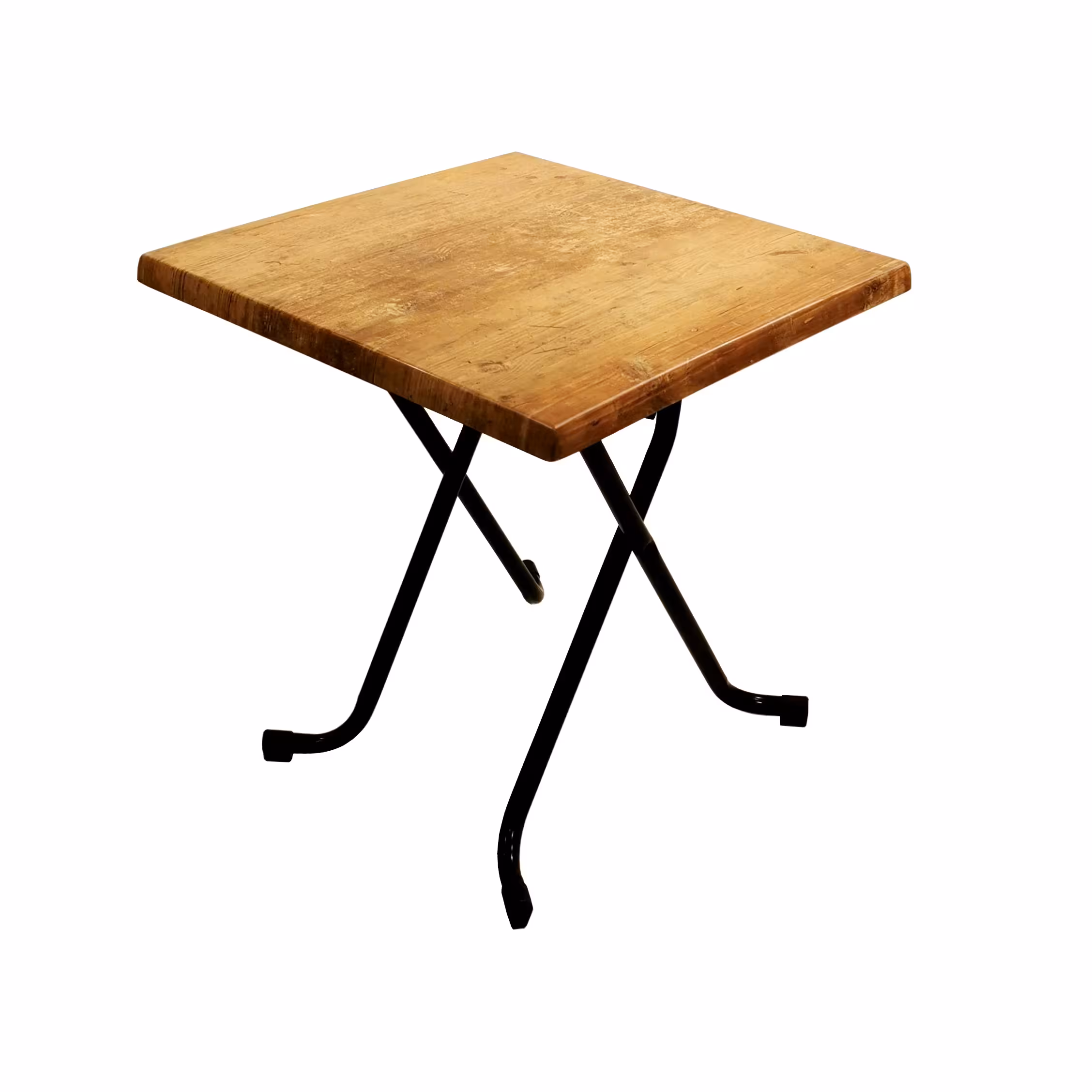 Table carrée rabattable Lorraine - 60 x 60 cm - plateau stratifié moulé