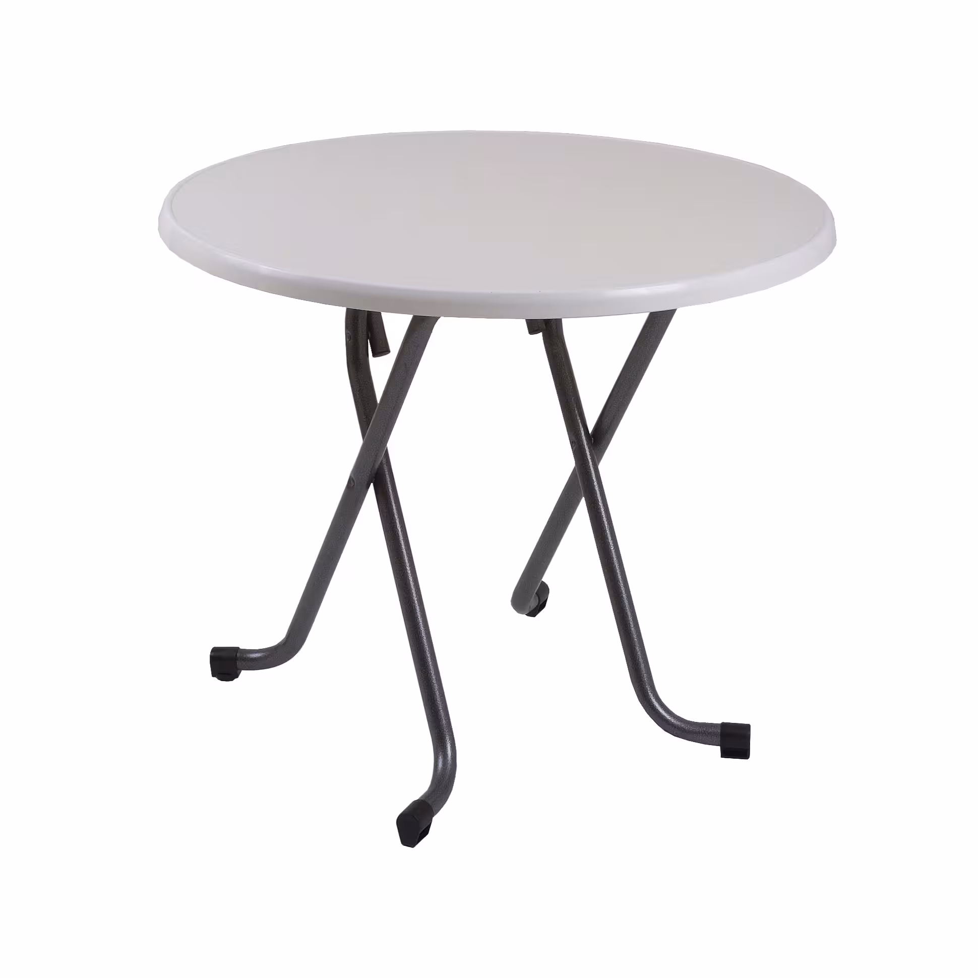 Table ronde rabattable Lorraine - Ø 90 cm - plateau stratifié moulé