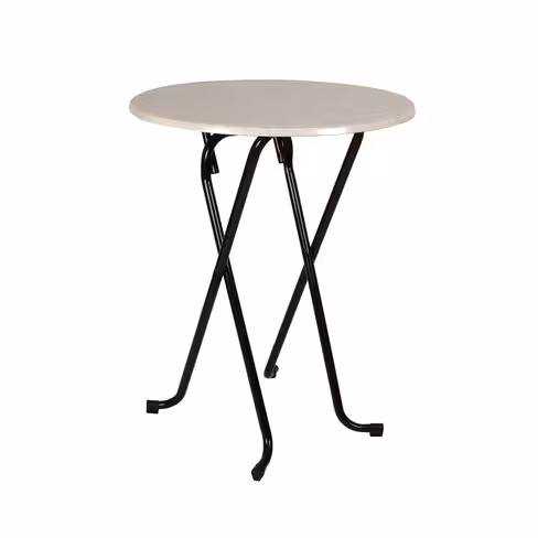 Mange-debout rabattable Lorraine - Ø 80 cm - plateau stratifié moulé