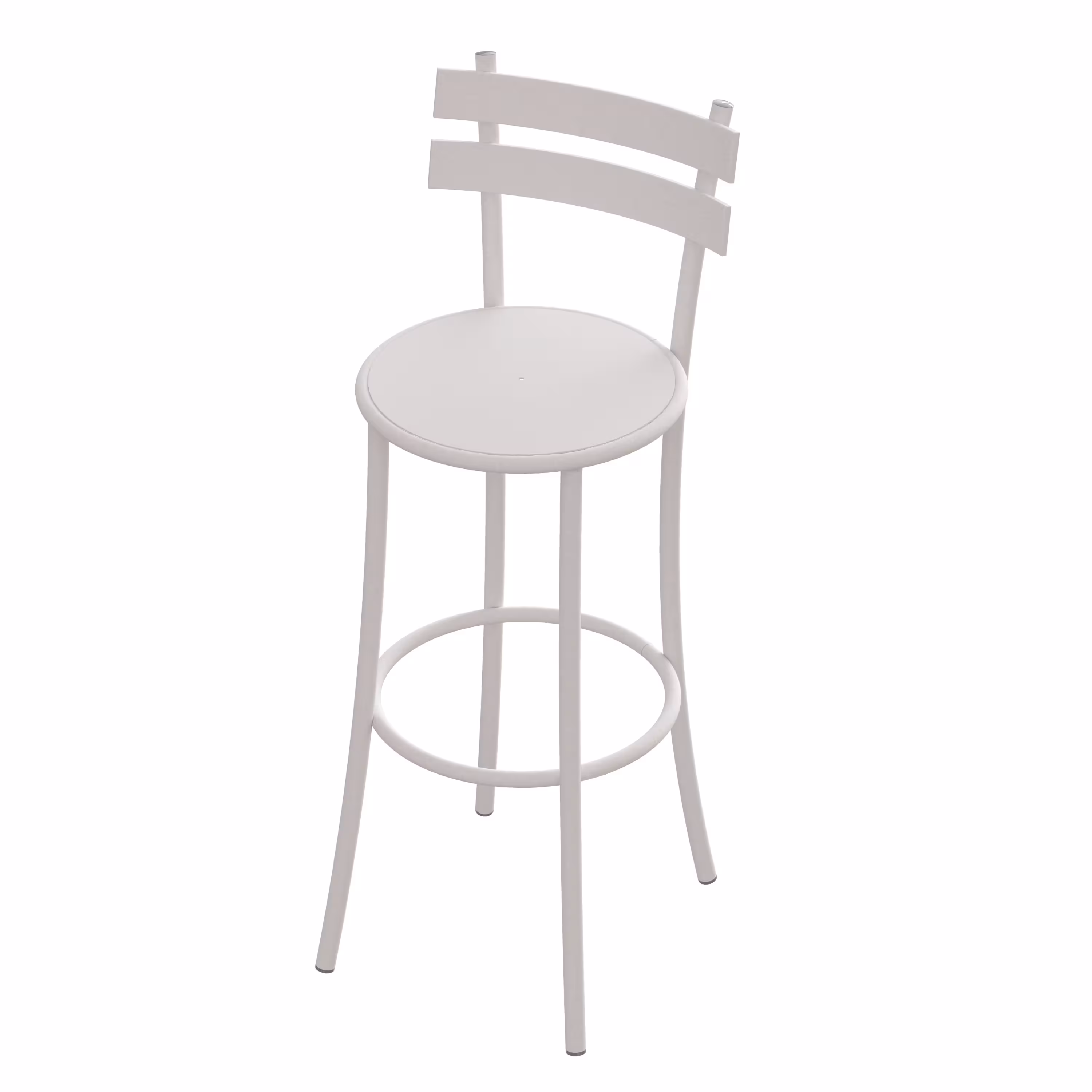 Chaise haute métallique 4 pieds Grand Square