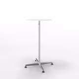 Mange debout San Siro - Ø 60 cm - piétement central - finition chrome