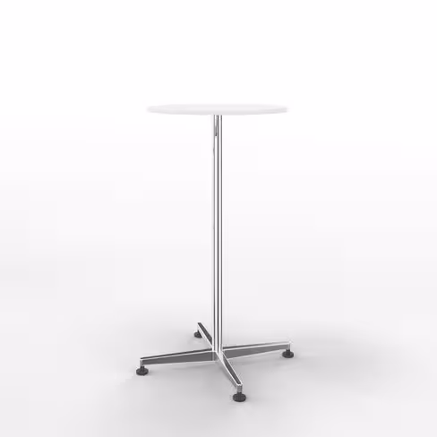 Mange debout San Siro - Ø 60 cm - piétement central - finition chrome