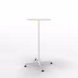 Mange debout San Siro - Ø 60 cm - piétement central - finition chrome satiné