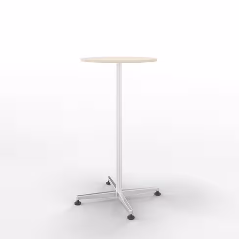 Mange debout San Siro - Ø 60 cm - piétement central - finition chrome satiné