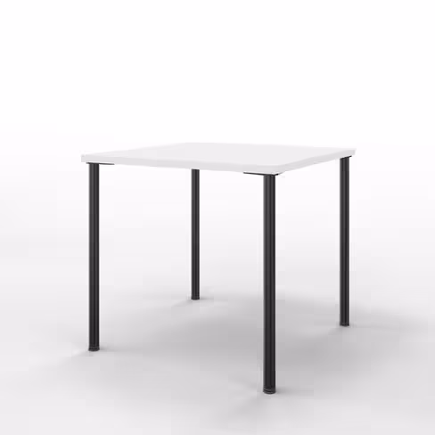 Table Hola 80 x 80 cm - 4 pieds finition époxy