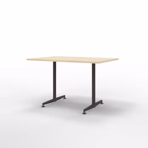 Table San Siro - 120 x 80 cm - piétement à dégagement latéral finition époxy