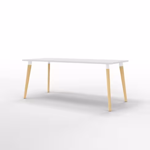 Table San Siro 180 x 80 cm - 4 pieds bois