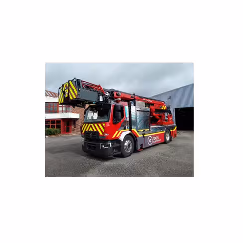 Echelle pivotante combinée classe 30 compact - EPC 33PRX Renault Trucks D19 E-tech D Wide 4x2 - 19 t - 260 kW