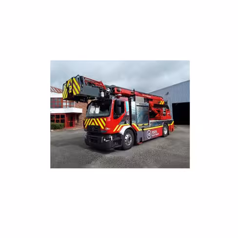 Echelle pivotante combinée classe 30 compact articulée EPC 33PRX - Renault Trucks D19 E-tech D 4x2 - 19 t - 260 kW