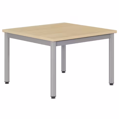 Table Bandana - 80 x 80 cm - 4 pieds époxy - plateau stratifié - taille 2