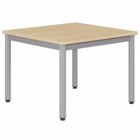 Table Bandana - 80 x 80 cm - 4 pieds époxy - plateau stratifié antibruit - taille 3