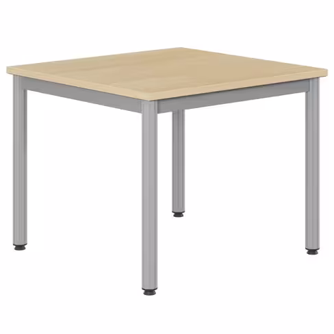 Table Bandana - 80 x 80 cm - 4 pieds époxy - plateau stratifié antibruit - taille 4