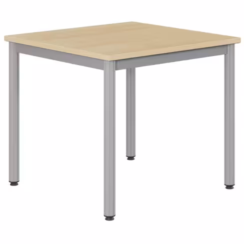 Table Bandana - 80 x 80 cm - 4 pieds époxy - plateau stratifié antibruit - taille 5
