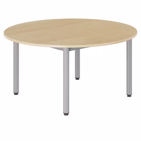 Table Bandana - Ø 120 cm - 4 pieds époxy - plateau stratifié antibruit - taille 3