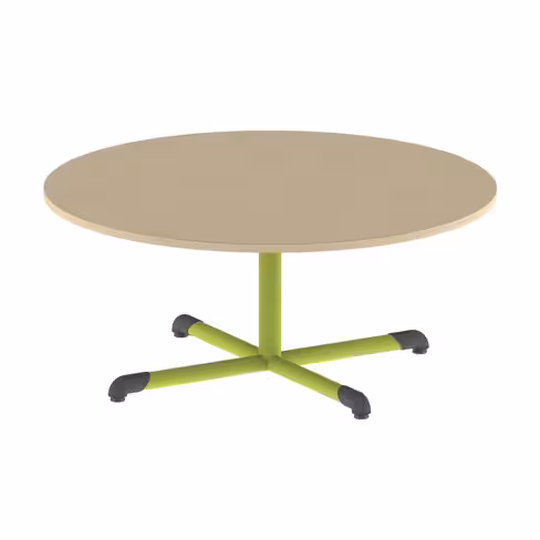 Table Bandana - Ø 120 cm - piétement central époxy - plateau stratifié - taille 2