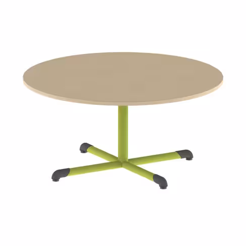 Table Bandana - Ø 120 cm - piétement central époxy - plateau stratifié - taille 3