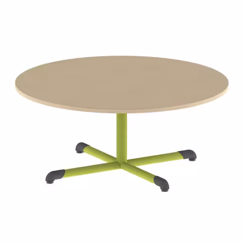 Table Bandana - Ø 120 cm - piétement central époxy - plateau antibruit stratifié - taille 2