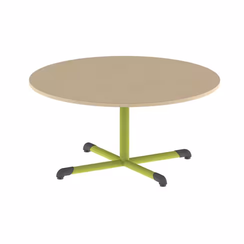 Table Bandana - Ø 120 cm - piétement central époxy - plateau antibruit stratifié - taille 3