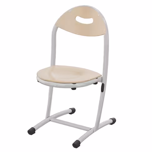 Chaise appui sur table Bandana - assise dossier séparés multiplis hêtre - taille 3 - lot de 4 - empilable par 4