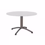 Table Zen - Ø 120 cm - piétement central - plateau stratifé - chants ABS