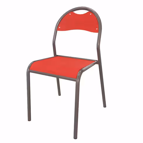 Chaise Zen - 4 pieds - assise dossier séparés - piétement acier - lot de 4