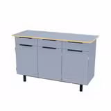 Buffet 3 portes 3 tiroirs Zen - l. 146 x h. 92 x pr. 55 cm