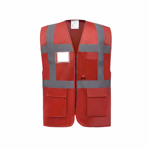 Gilet multifonction haute visibilité - Toptex - 100% polyester - purple - taille 3XL