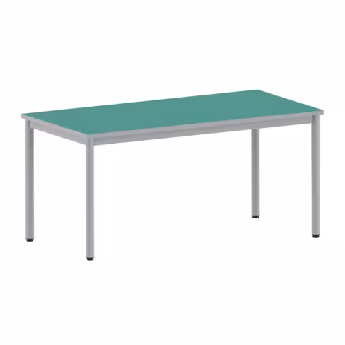 Table Bandana - 160 x 80 cm - 4 pieds époxy - plateau softop - chants ABS gris - T6