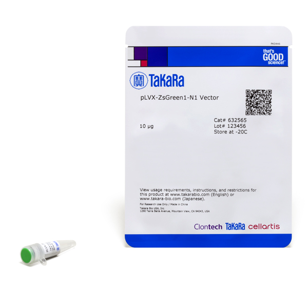 Plasmide plvx-zsgreen1-n1 10 µg