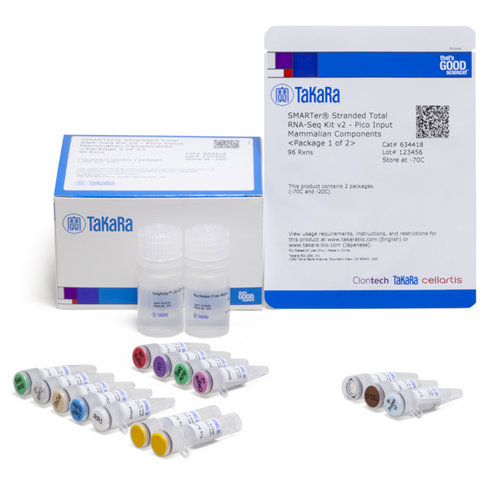 Smarter stranded total rna-seq kit v2 - pico input mammalian components 96 Réactions