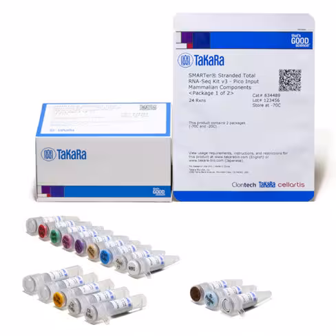 Smarter stranded total rna-seq kit v3 - pico input mammalian components 24 Réactions