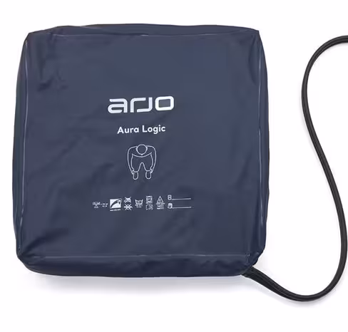 Coussin de siège Auralis - pression alternée - l. 47 x l. 45,5 x h. 5 cm - livré avec housse