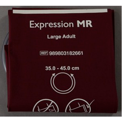Brassard large réutilisable adult pour moniteurs MR200/MR400 circonf 34 à 43 cm - 1 sachet de 1 brassard