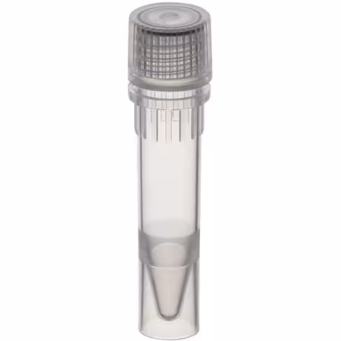 Microtubes 1,5 ml à jupe avec bouchon à vis x 50