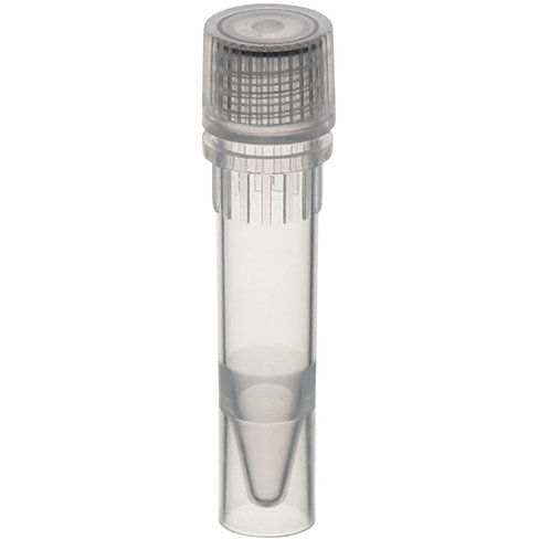 Microtubes 1,5 ml à jupe avec bouchon à vis x 50