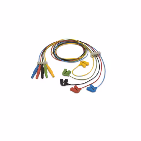 Jeu d'électrodes EEG mini-clip 5 fils réutilisable -L.80cm 1 sachet de 1 câble