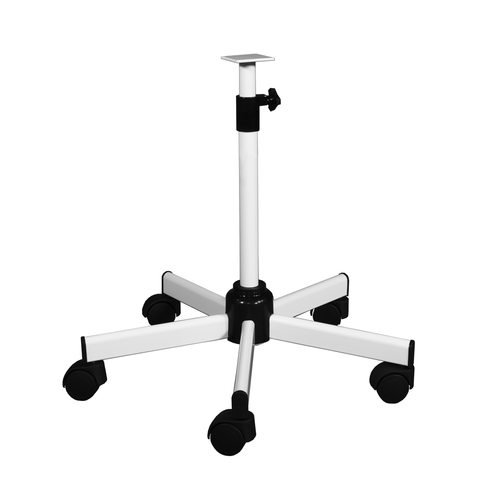 Accessoire piétement roulant lesté téléscopique 40/60 cm spécial gyneco cm pour lampes LID