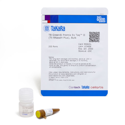 Premix ex taq ii: prémélange pour pcr quantitative avec tli rnase h avec colorant tb green 200 Tests