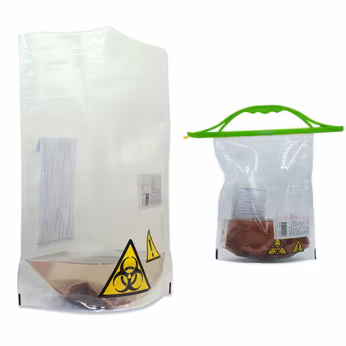 Sac tenant debout pour TissueSAFE+ et SealSAFE - taille L - lot de 200