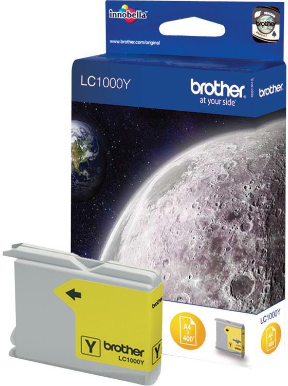 Lot De 4 Cartouches D'encre Jaune Compatibles Brother LC970Y & LC1000Y