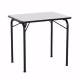 Table pliante Néva 80 x 60 cm - gris nimbus / noir Pékin - T6
