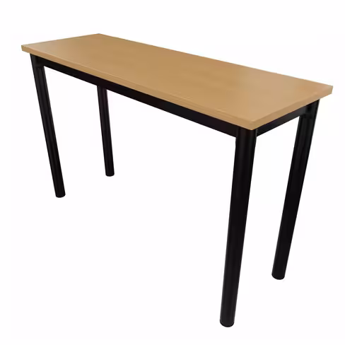 Table rectangulaire Compo - 120 x 40 cm- piétement époxy - plateau mélaminé