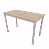 Table rectangulaire Compo - 120 x 60 cm - piétement époxy - plateau mélaminé