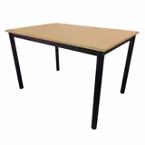 Table rectangulaire Compo - 120 x 80 cm - piétement époxy - plateau mélaminé