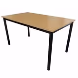 Table rectangulaire Compo - 140 x 80 cm - piétement époxy - plateau mélaminé