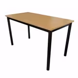 Table rectangulaire Compo - 130 x 65 cm - piétement époxy - plateau mélaminé